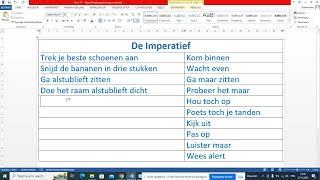 Ders 17 Hollandaca Emir Cümleleri De Imperatief NT2 [upl. by Gnep]