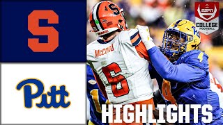 Syracuse Orange vs Pittsburgh Panthers  Full Game Highlights  ESPN College Football [upl. by Armelda]