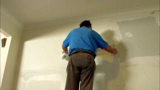 Large plasterboard wall repair  Hawthorn Plaster Repairs [upl. by Sirak]