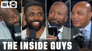 Kyrie Irving Joins Inside the NBA After Mavs Game 1 Win over Timberwolves  NBA on TNT [upl. by Aihsena136]