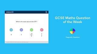 Exact Values of Trigonometric Ratios GCSE Maths Question of the Week [upl. by Eden]