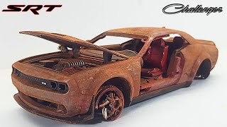 Abandoned SRT Challenger Restoration  Full Restoration of a Forgotten Muscle Car carrestoration [upl. by Eelsew]