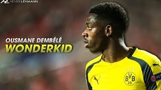 19 Year Old Ousmane Dembélé  Dortmund  Goals amp Skills [upl. by Anafetse]