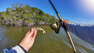 Exploring Florida Saltwater Shorelines on the Gheenoe NLBN Fishing [upl. by Adiuqram]