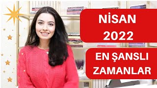 Nisan 2022 En Şanslı Zamanlar  Dua  İbadet Ritüel  Enerji Niyet Çalışmaları [upl. by Eniwtna]