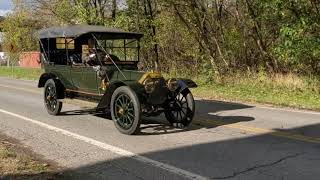 1913 Locomobile Model 38 Start Up and Drive Around [upl. by Carny286]