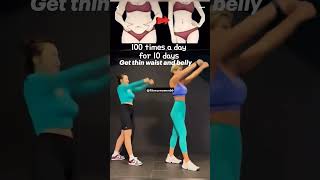 Waist Belly Workout For Women At home bellyworkoutwaistworkout womensworkout shorts [upl. by Llerreg]