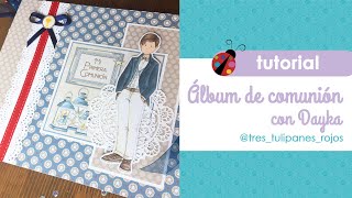 Álbum y Libro de firmas comunión niño 🙏 con Dayka [upl. by Aihsenal187]