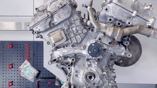 Toyota Highlander V6 engine assembly 🚗🚘 mechanic automotive engine viral reels car mia [upl. by Tayler]