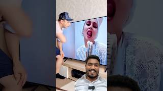 Funny lovely wife reaction 🤣🤣 shorts funny [upl. by Moselle67]