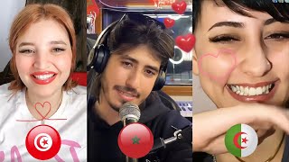 إبرا راي الطنجاوي🎙️🇲🇦 يسحر بصوته وأحاسيسه ❤️ فتاتين تونسية 🇹🇳 وجزائرية 🇩🇿 شوفو ردة فعلهم 😍🫣 [upl. by Svoboda]