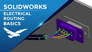 SOLIDWORKS Electrical Routing Basics [upl. by Enneite837]