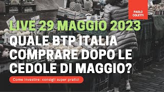 BTP Italia convengono ancora dopo la cedola di maggio [upl. by Arraes]