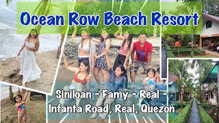 OCEAN ROW BEACH RESORT  REAL QUEZON CHRISTMAS OUTING VLOG4 [upl. by Yla523]