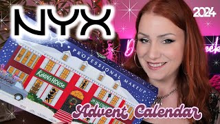 UNBOXING NYX 2024 MAKEUP ADVENT CALENDAR  FULL SIZES ARE BACK AND ITS GOOD [upl. by Winterbottom614]