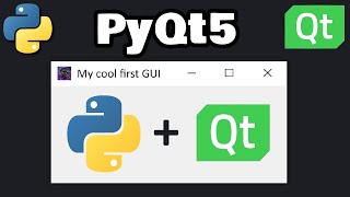 Python PyQt5 setup a basic GUI Application 🖥️ [upl. by Onyx]