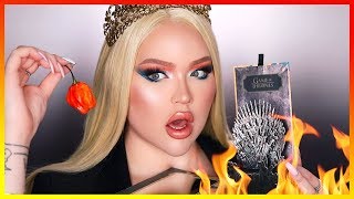 Game of Thrones MAKEUP  ASMR MUKBANG WTF [upl. by Richman]