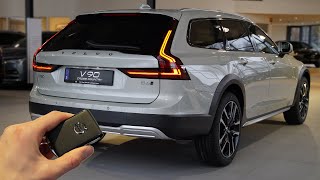 2022 Volvo V90 Cross Country B6 300hp  Sound amp Visual Review [upl. by Linnea]