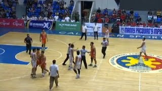 Kenneth Ighalo and Jun Bonsubre Called for Unsportsmanlike Foul after Scuffle  MPBL 2024 [upl. by Mabelle]