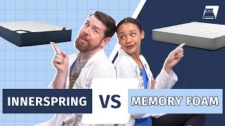 Innerspring vs Memory Foam  What Are The Differences [upl. by Zimmer]