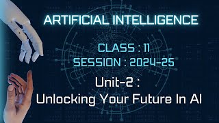 ARTIFICIAL INTELLIGENCE  Class11 AI  Unit2 Unlocking Your Future In AI  Code 843  CBSE [upl. by Panthea]