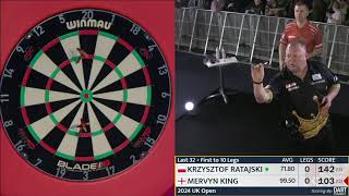 Krzysztof Ratajski vs Mervyn King  UK Open 2024  PDC Darts Full Match Replay [upl. by Isyad264]