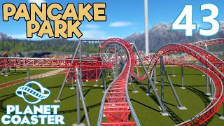 Planet Coaster PANCAKE PARK  Part 43  COASTER HIGHFIVES [upl. by Madelle]