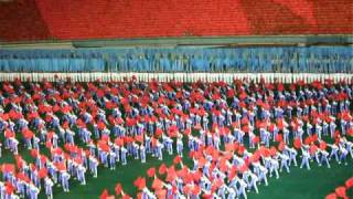 Arirang performance in Pyongyang [upl. by Dragelin]