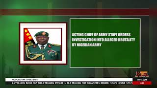 Acting Chief of Army Staff Orders Investigation into Viral Video Altercation  NTA [upl. by Aiuqes]