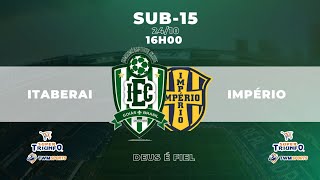 COPA GOIÁS SUB15 1°DIVISAO 11° RODADA ITABERAÍ E C X IMPÉRIO [upl. by Eugnimod]