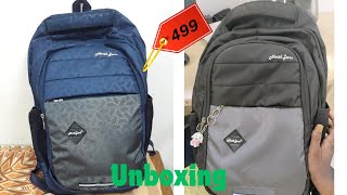 Best Travel Laptop amp School bag Under 500⚡Unboxing [upl. by Dulciana138]