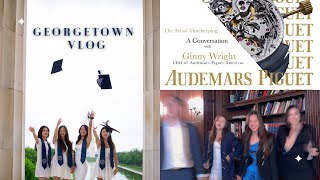 GEORGETOWN END OF YEAR VLOG  Audemars Piguet Senior Send Off Early Grad Photos Ft Chris Evans [upl. by Arte]