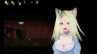 Vtuber Plays Resident Evil Inspired 2D Horror Demo Perishment Complete With Wonky Avatar Antics [upl. by Zawde]