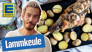 Lammkeule im Ofen  Oster Lammkeule Rezept [upl. by Stormie]