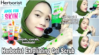 Review Herborist Juice For Skin Exfoliating Gel Scrub Apple amp Broccoli 🍏🥦  Sejuk Cerah amp Lembab [upl. by Marsiella968]