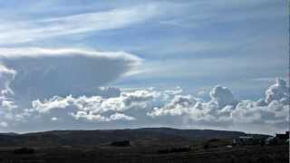 Timelapse of a small anvil cloud formation 1080p [upl. by Atekram257]