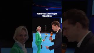 CSUParteitag Lutz van der Horst verkuppelt CSU und Grüne  heuteshow shorts [upl. by Silvestro]