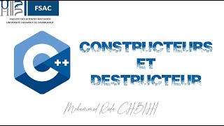 POO  Les constructeurs et le destructeur [upl. by Haldane126]