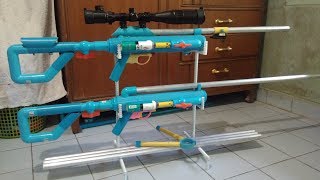 How to create a pvc gun rack [upl. by Immot]