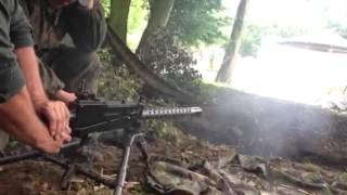 Test firing a Browning 30cal MG [upl. by Whitelaw]