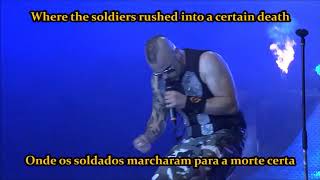 Cliffs of Gallipoli  Sabaton Lyrics English  Português [upl. by Aloke709]