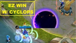 Cyclops Crazy Damage Mayhem Make U Get Easy Win  Legendary Gameplay Mobile Legends [upl. by Decamp408]