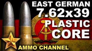 AMMOTEST 762x39 East German Nylon Core [upl. by Anayrb]