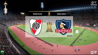 RIVER PLATE vs COLO COLO  COPA LIBERTADORES  PARTIDO DE VUELTA  EA FC24  PSD1EZ [upl. by Forrer]