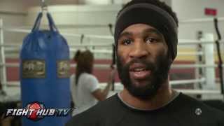 Lamont Peterson vs Dierry Jean media workout highlights [upl. by Bradley]