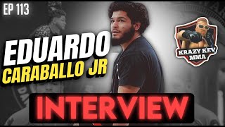 MMA Prospect Edgardo Caraballo JR interview talks about artwork youtube channel training and more [upl. by Nahsyar257]