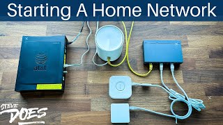 Home Network For Beginners  What You NEED And How To Hook It ALL Up  E01 [upl. by Enialedam]