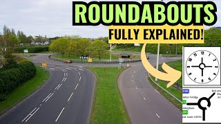 Roundabouts Fully Explained and how to Pass Driving Test [upl. by Calandria887]