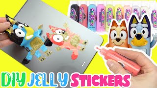 Bluey and Bingo DIY Jelly Stickers Activity Kit [upl. by Aicemak754]