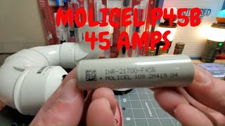 MOLICEL P45B 21700 VS SAMSUNG 40T [upl. by Enoved]